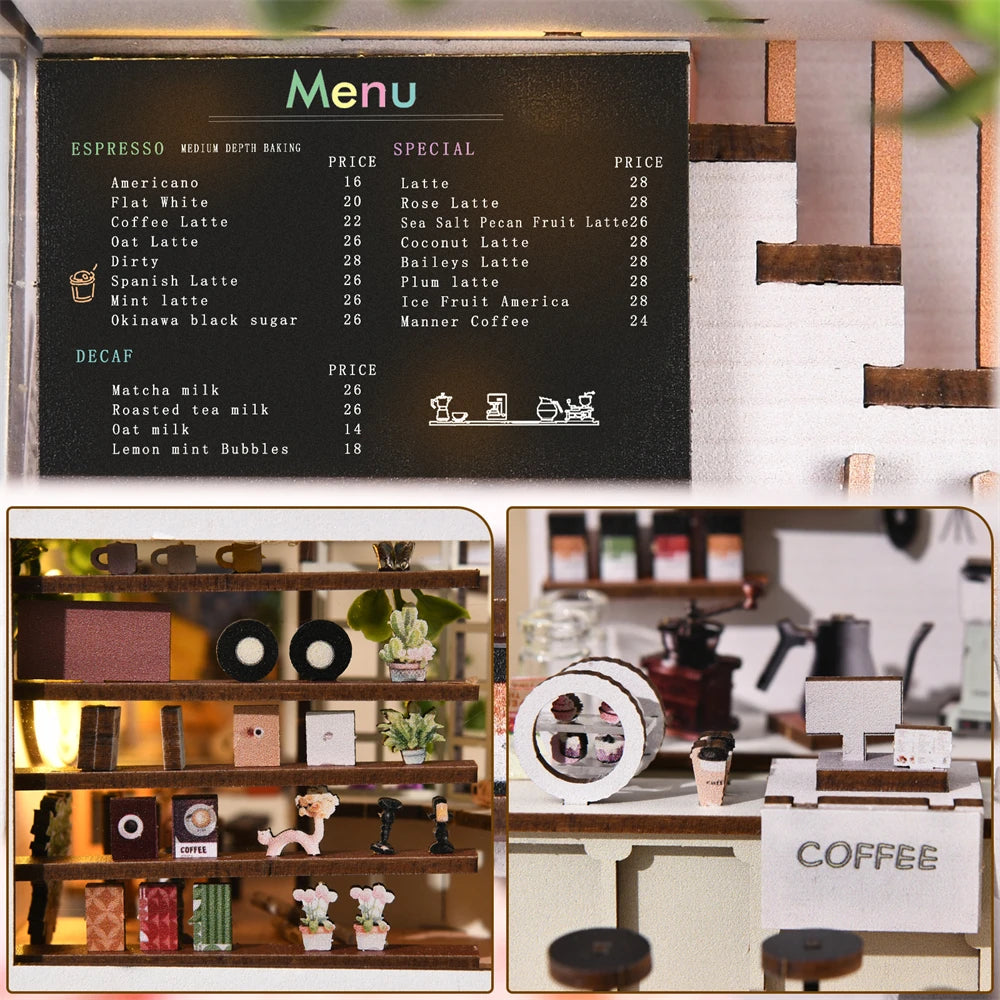 Book Nook Kit Coffee Shop
