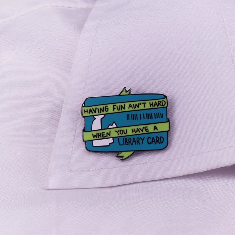Book Lover Bookish Introvert Lapel Pin