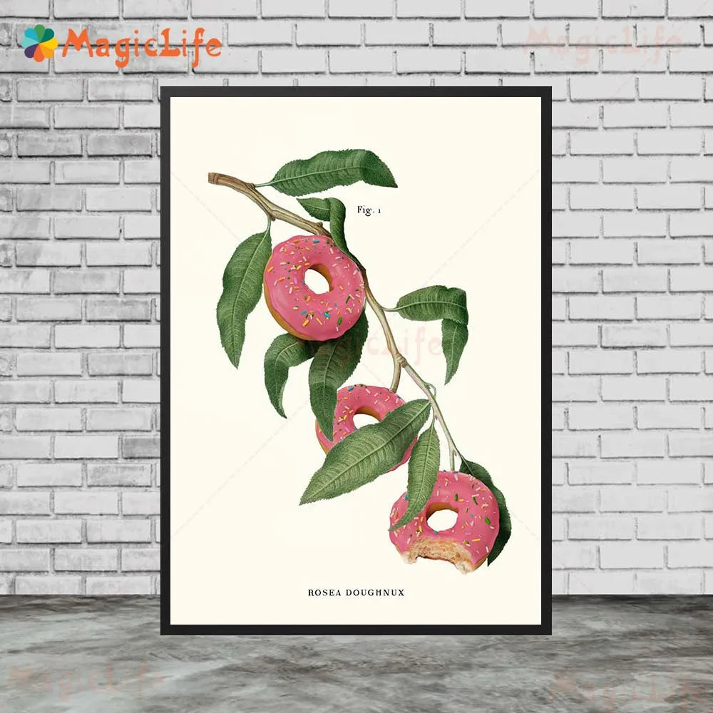 Plant And Delicacy Abstract Wall Art