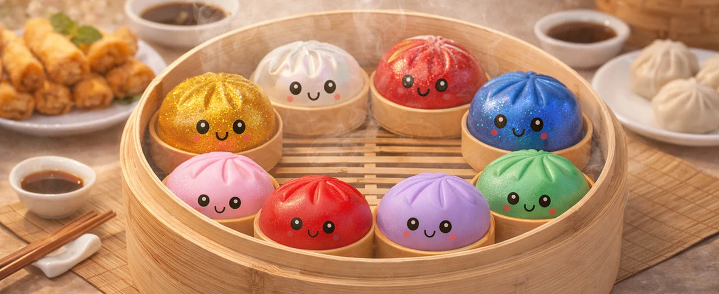 Glitter Dumpling Squishy
