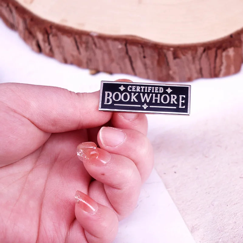 Bookwhore Enamel Pin