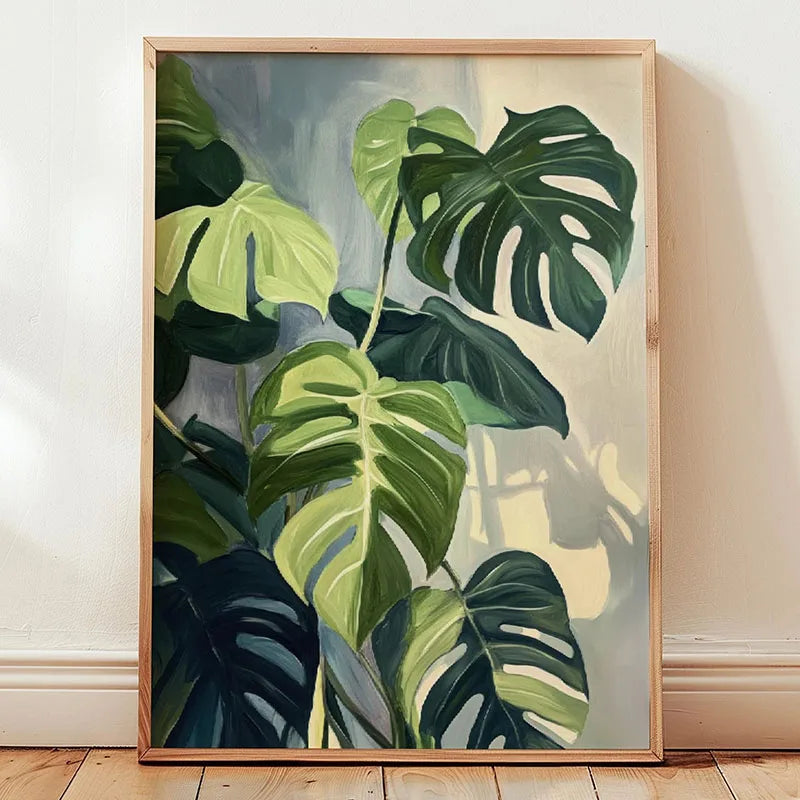 Modern Houseplants Wall Art Print