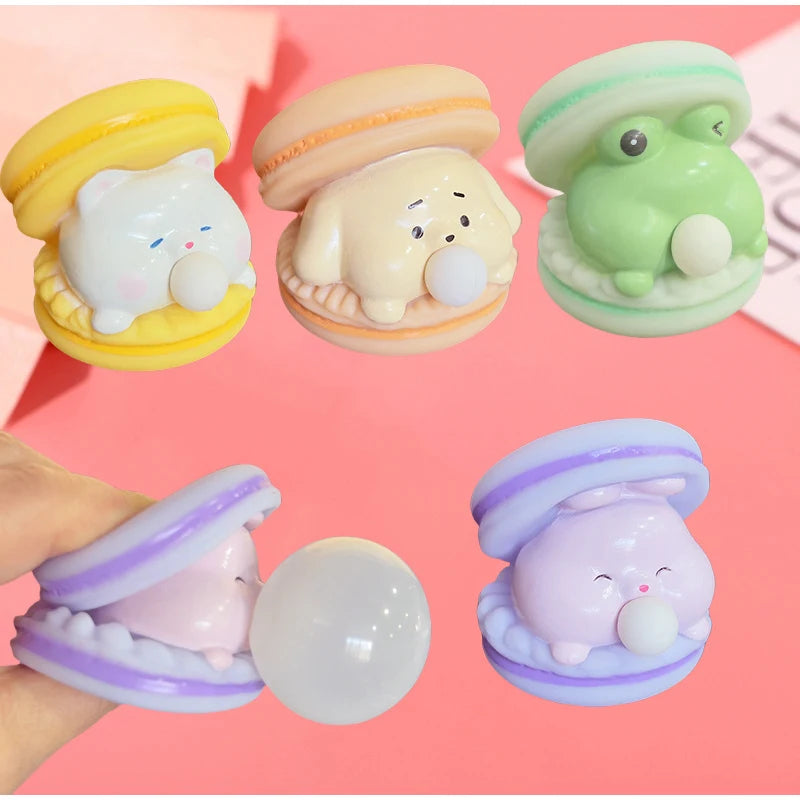 Macaron Bubble Squishy Toy