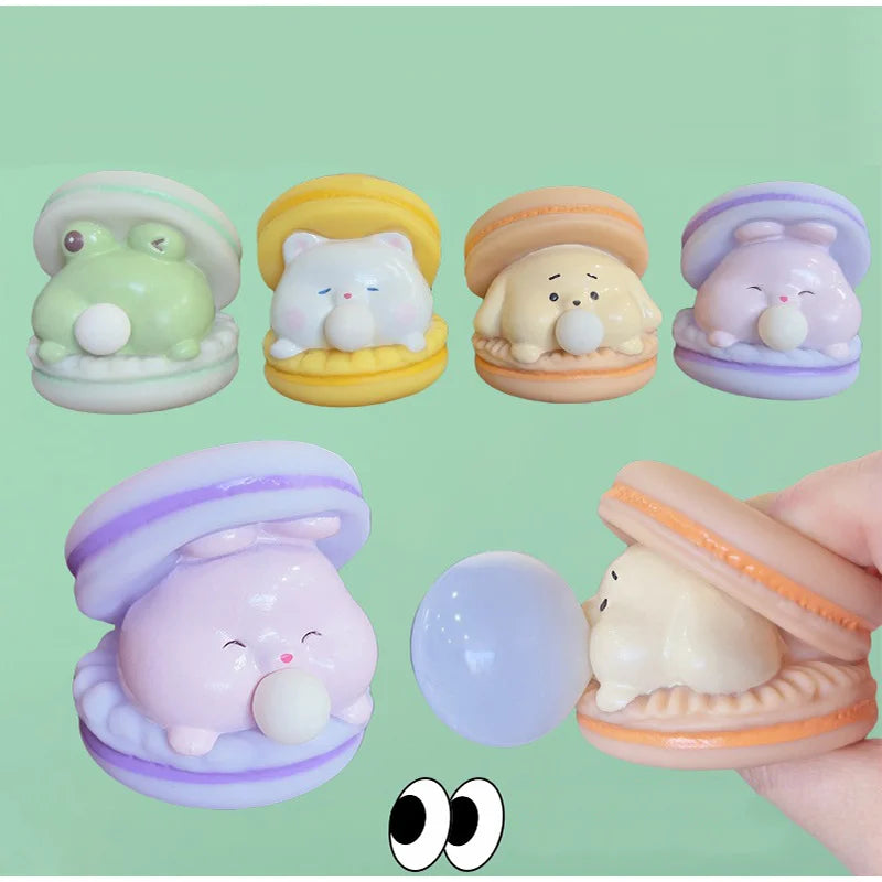 Macaron Bubble Squishy Toy