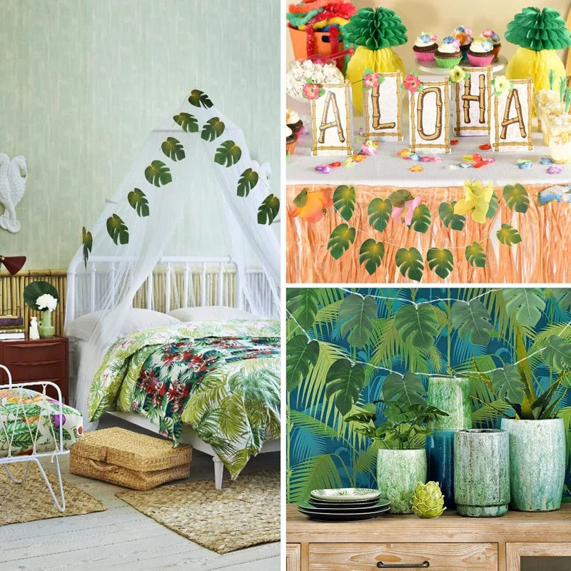 Monstera Leaf String Lights