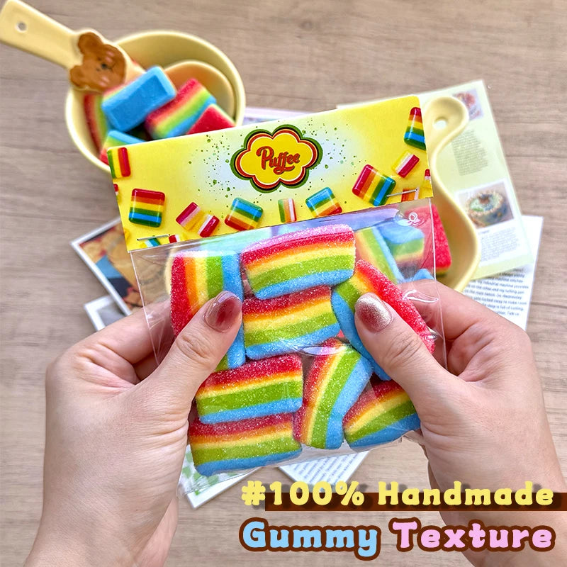 Rainbow Sour Strip Squishy