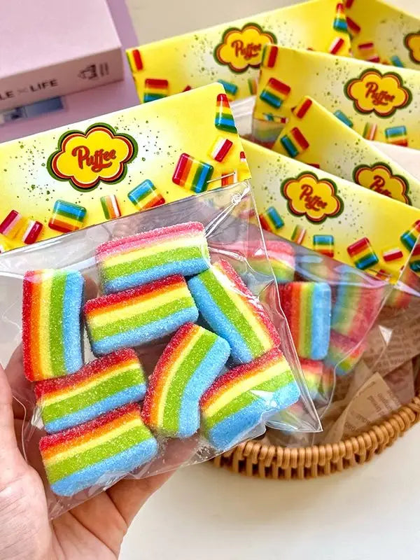 Rainbow Sour Strip Squishy