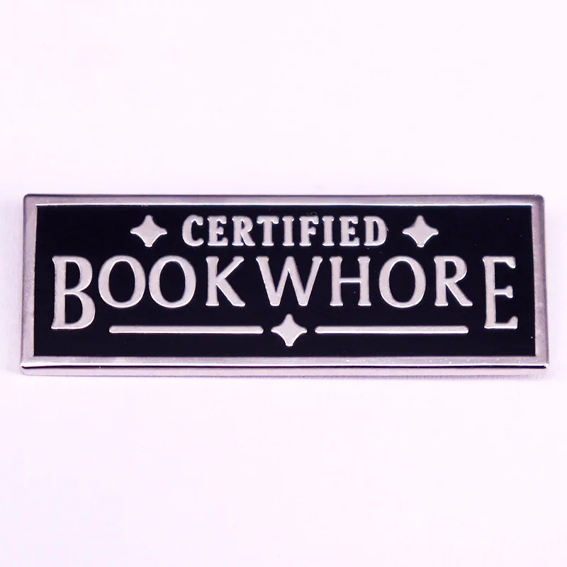 Bookwhore Enamel Pin