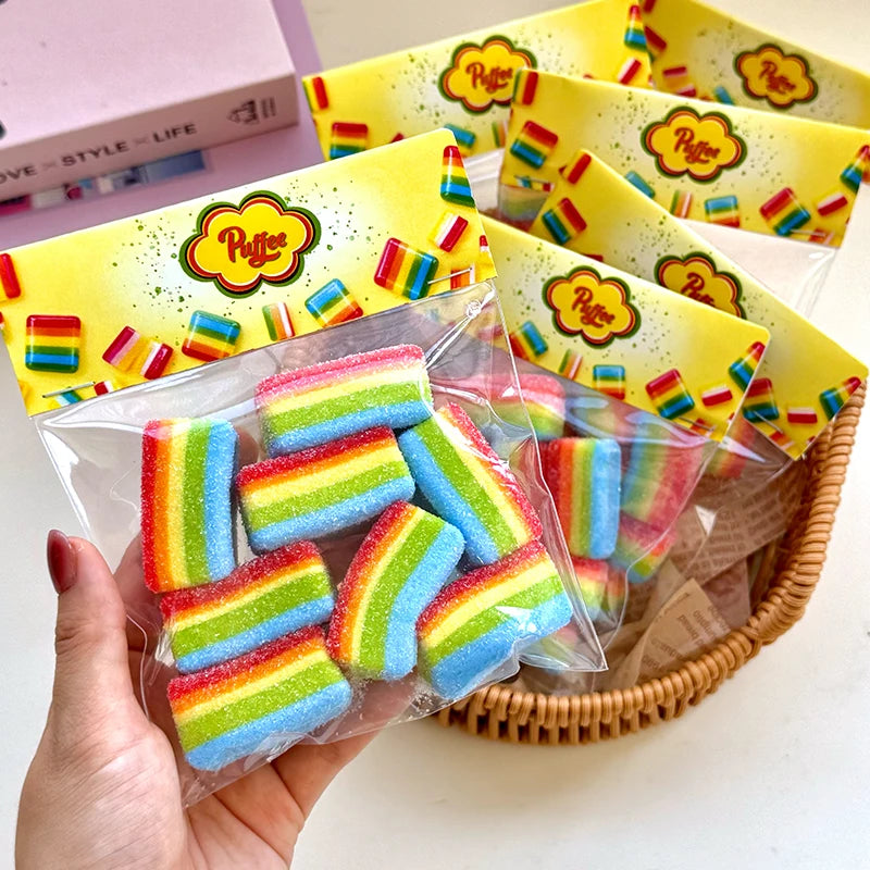 Rainbow Sour Strip Squishy