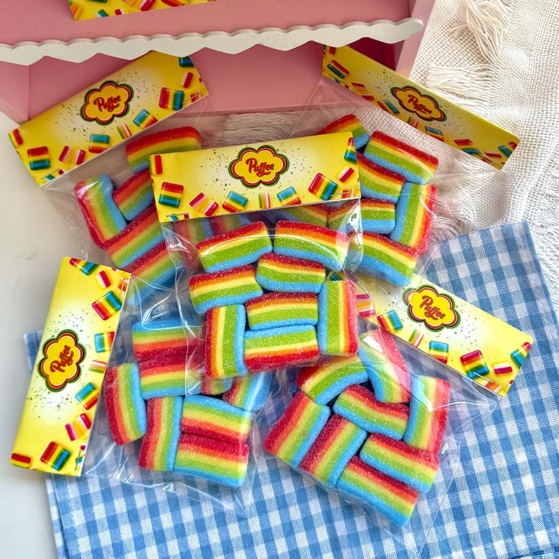Rainbow Sour Strip Squishy