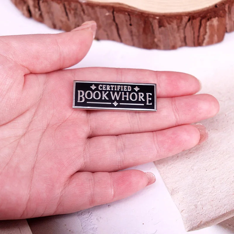 Bookwhore Enamel Pin