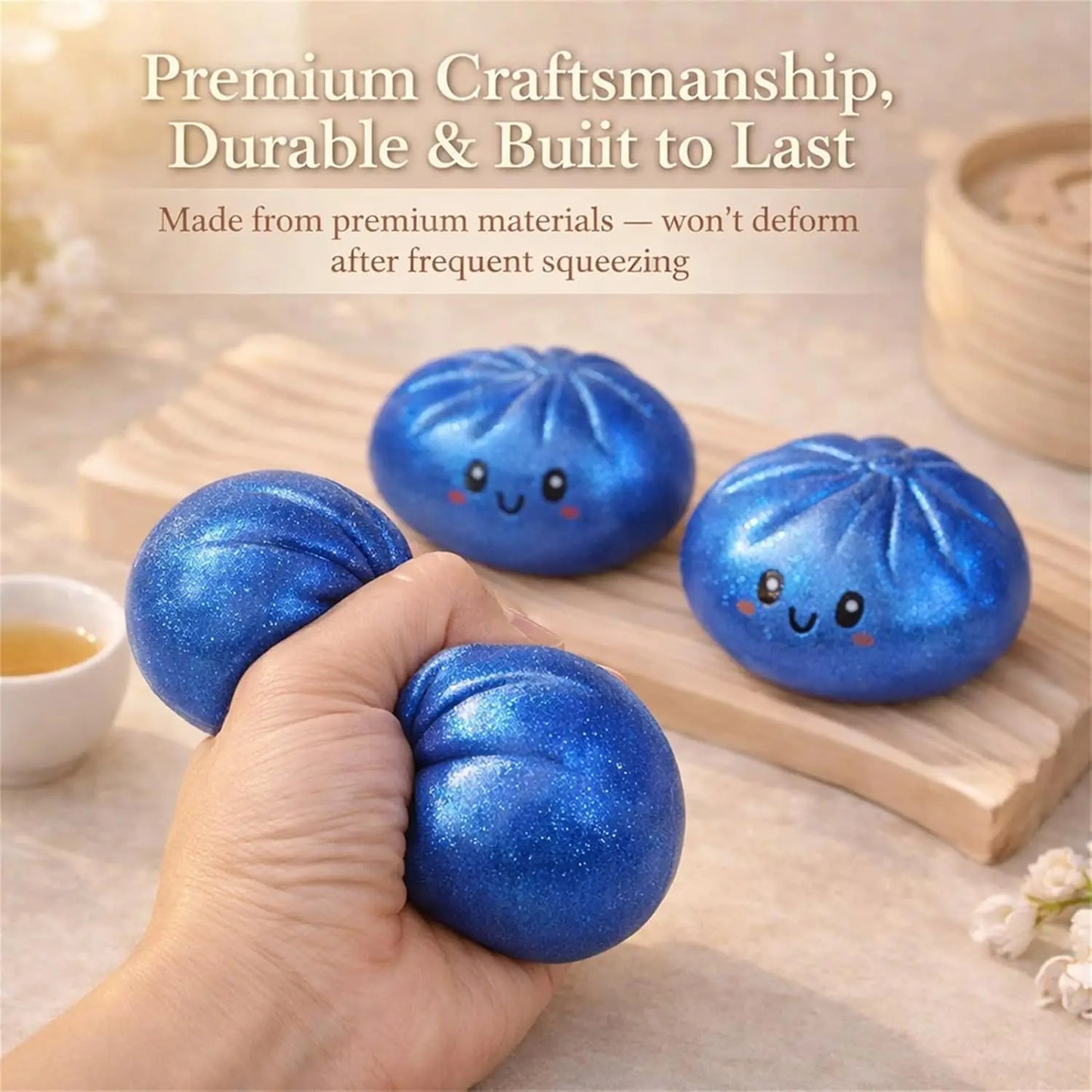 Glitter Dumpling Squishy