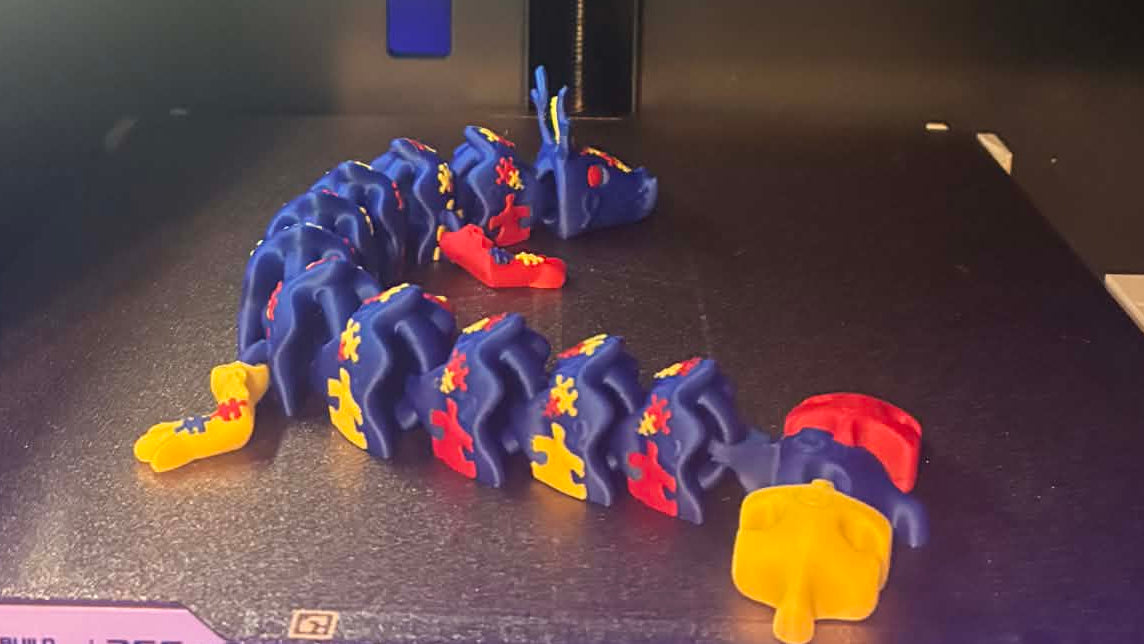 Autism Awareness Dragon